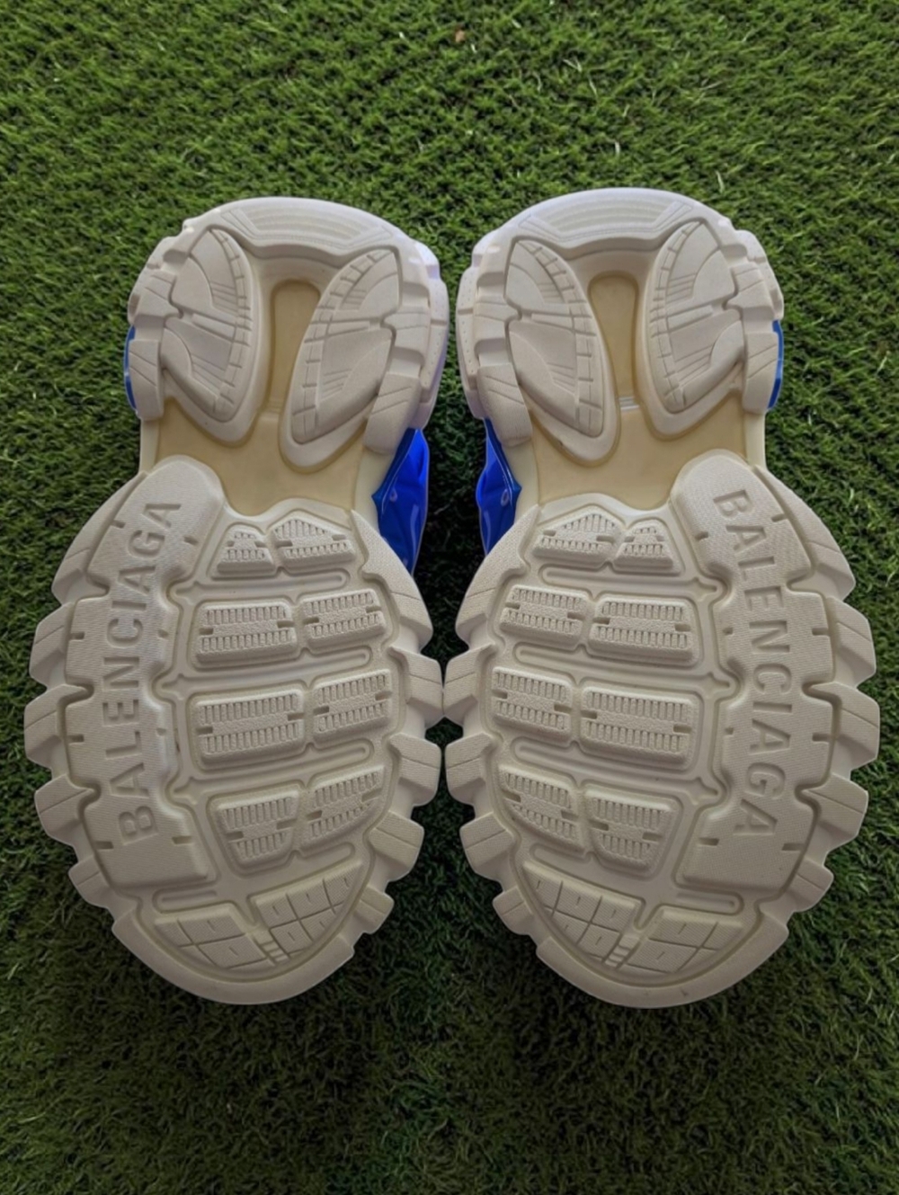 Balenciaga Track Sneakers LED Blue Sz M7/W10 New No Box - Picture 6 of 6
